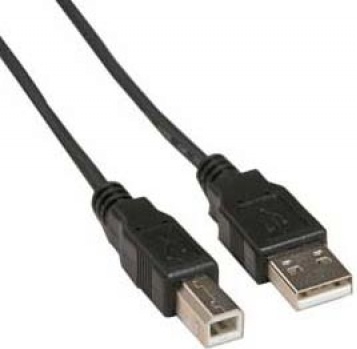 CABLU USB SPACER pt. imprimanta, USB 2.0 (T) la USB 2.0 Type-B (T), 4.5m, black, „SPC-USB-AMBM-15” (timbru verde 0.18 lei)