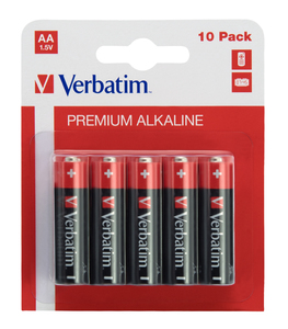 Baterie Verbatim  Aa R6 15v Alcalina 10 Buc 49875 Include Tv 08lei