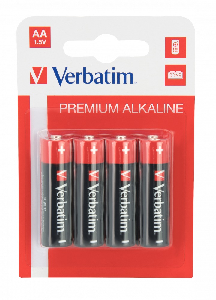 Baterie Verbatim  Aa R6 15v Alcalina  4 Buc 49921 Include Tv 032lei