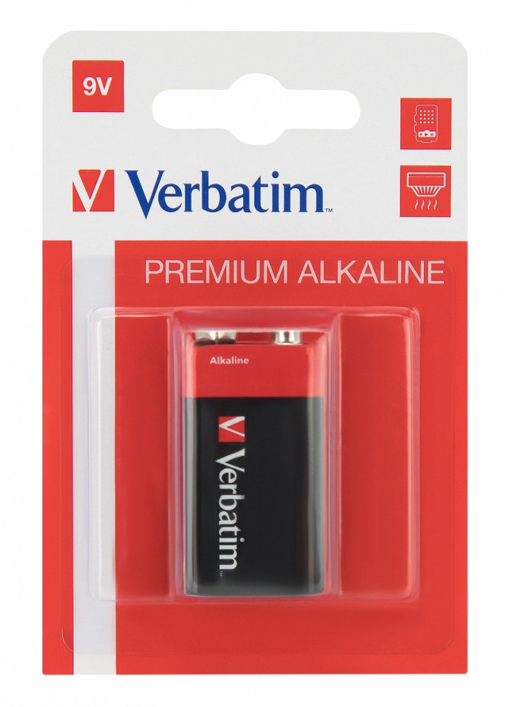 Baterie Verbatim 9v 9v Alcalina 1 Buc 49924 Include Tv 008lei