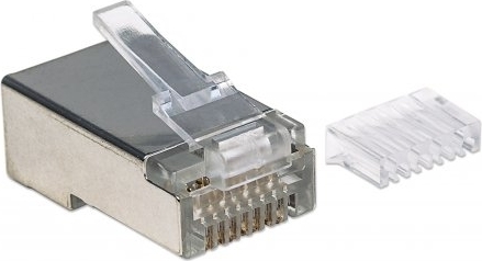 Mufa Rj45 Intellinet Pt Cablu Ftp Cat6 Rj45 T Ecranat Plastic Cu Metal 90 Buc 790543