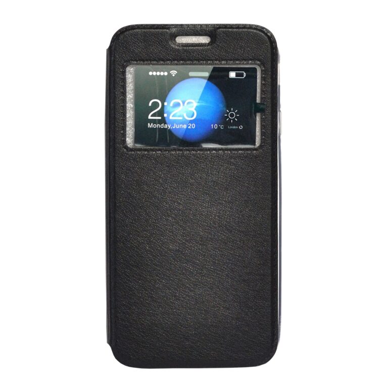 HUSA SMARTPHONE Spacer pentru Samsung J7 2017, magnetica tip portofel, negru „SPT-M-SA.J72017”