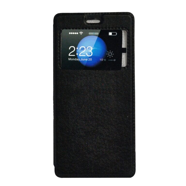 HUSA SMARTPHONE Spacer pentru Huawei P9, magnetica tip portofel, negru „SPT-M-HW.P9”