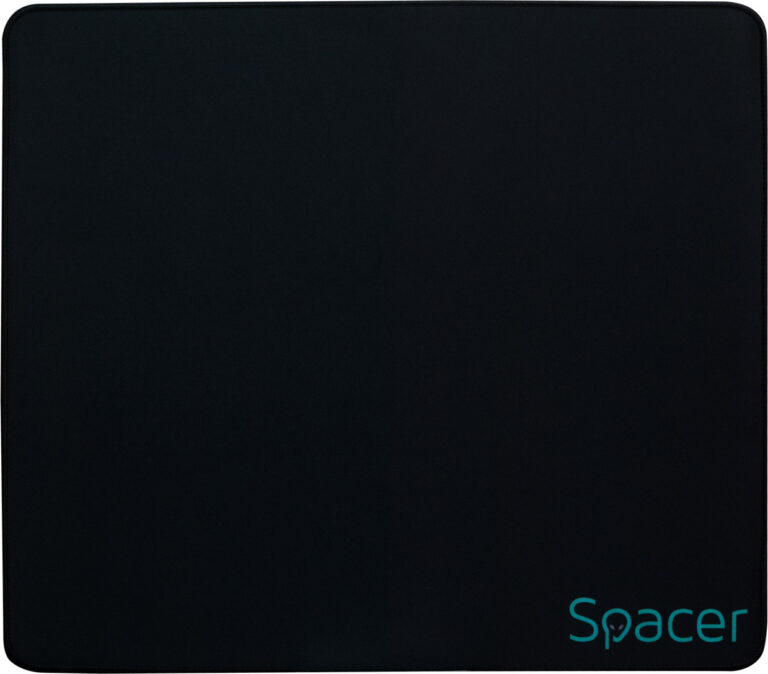 MousePAD SPACER gaming, cauciuc si material textil, 450 x 400 x 3 mm, negru „SP-PAD-GAME-L”/ 46500607