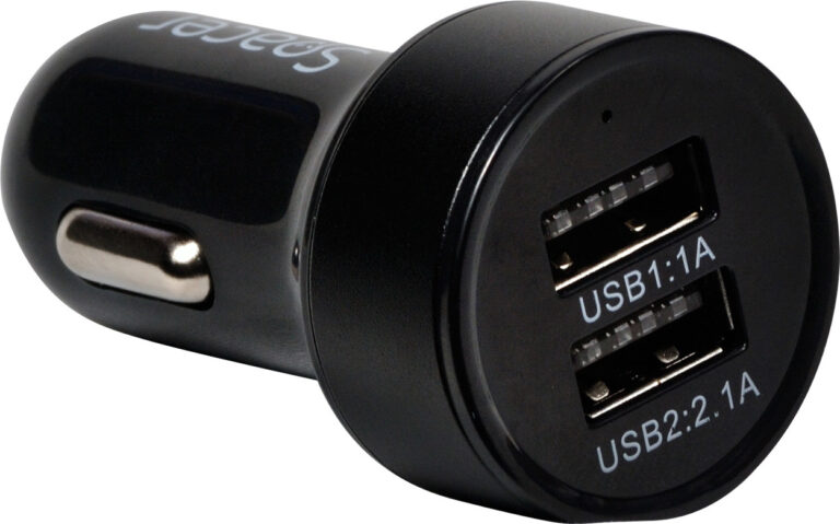 ALIMENTATOR auto SPACER, 2 x USB, pt. bricheta auto, black, „SPCC-02″261891 (include TV 0.18lei) – 143073