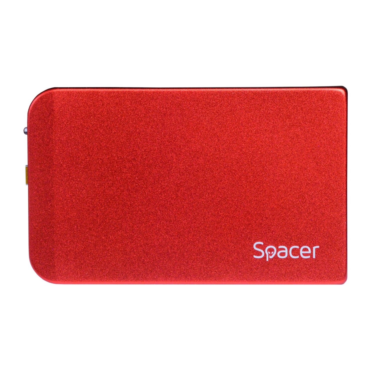 RACK extern SPACER, pt HDD/SSD, 2.5 inch, S-ATA, interfata PC USB 3.0, Husa piele sintetitca, aluminiu, rosu, „SPR-25611R” (timbru verde 0.8 lei)