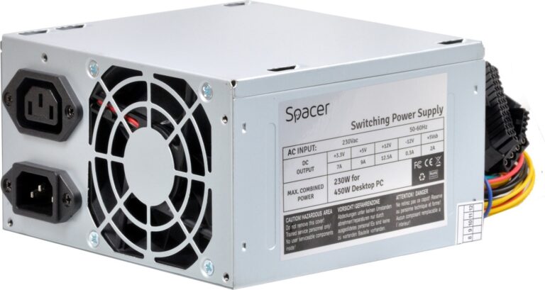 SURSA SPACER 450, 230W for 450 Desktop PC, „SPS-ATX-450”, (include TV 1.75lei)