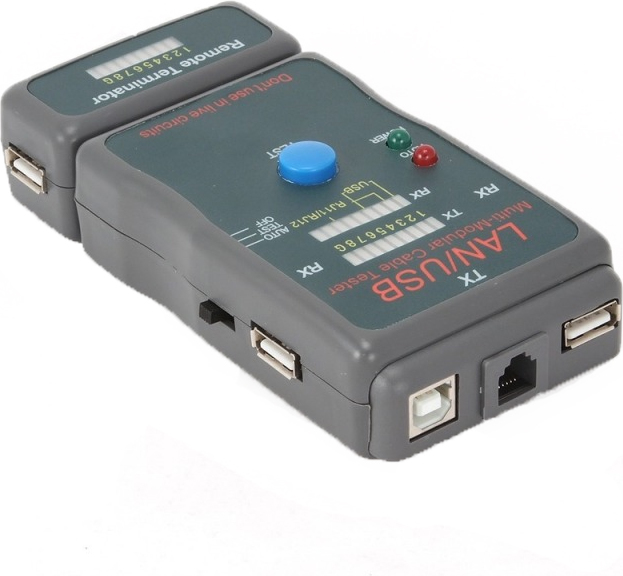 Tester Cablu Retea Gembird Pt Cablu Utp Stp Si Usb Baterie 9v Neinclusa Nct2 Include Tv 08lei