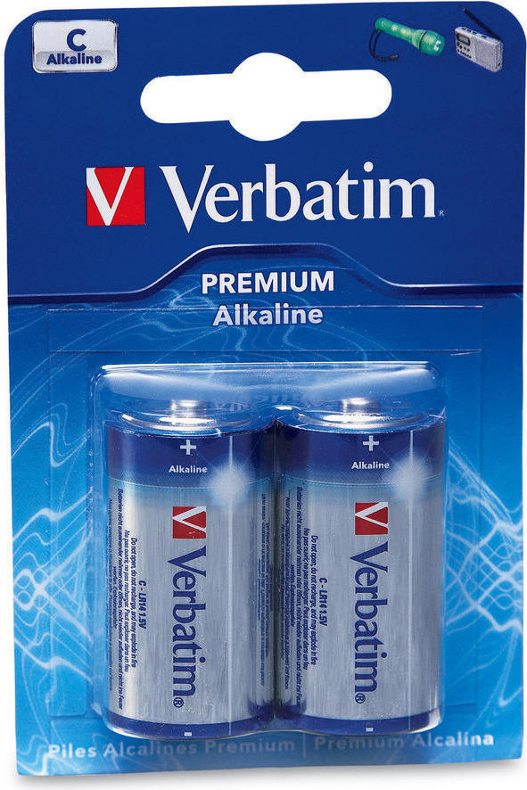 Baterie Verbatim C R14 15v Alcalina 2 Buc 49922 Include Tv 016lei