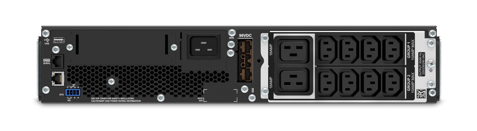 Ups Apc Smartups Srt Online Cu Sinusoida Pura Rack 3000va  2700w Avr Iec X 10 1 X Baterie Apcrbc152 Display Lcd Backup 11  20 Min Srt3000rmxli Include Tv 35lei