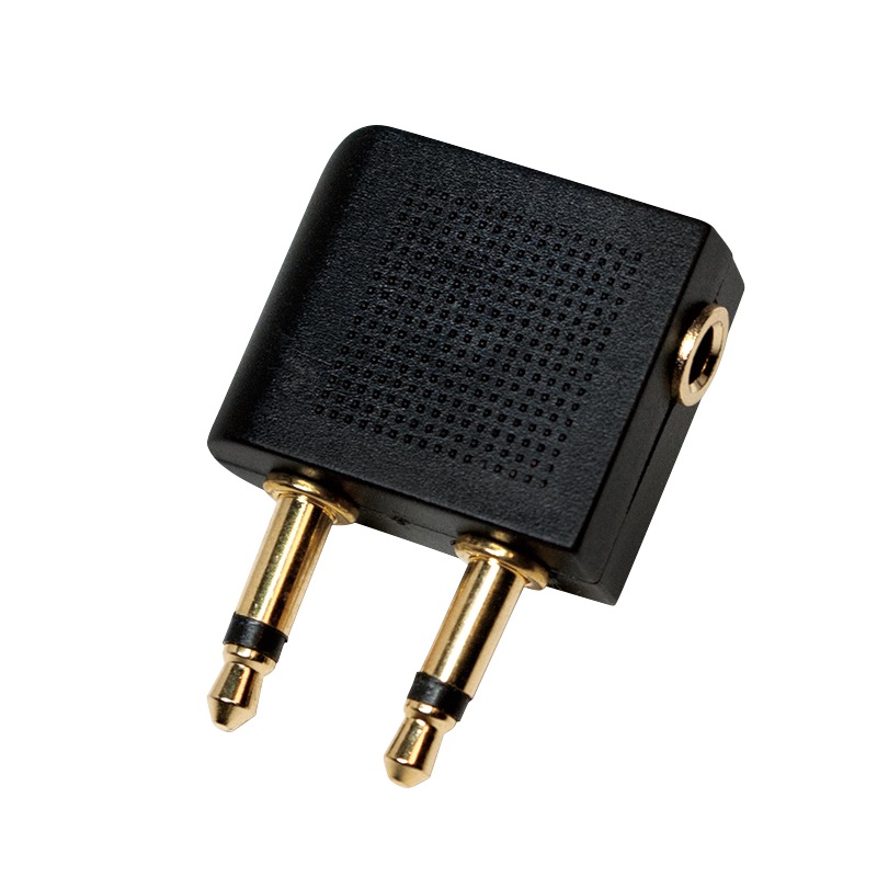 Adaptor Audio Logilink Convertor Stereo 2 X 35 Mm Jack T La 1 X 35 Mm Jack M Negru Ca1089 Include Tv 006 Lei