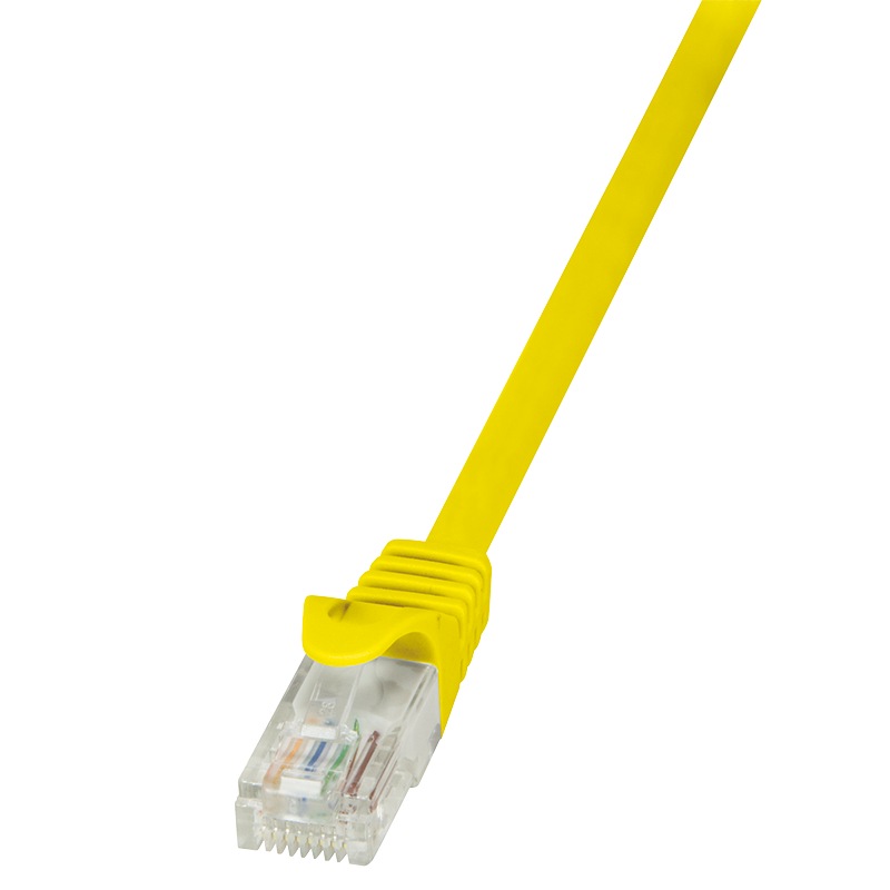 Patch Cord Utp Logilink Cat5e  Cupru Aluminiu  1 5 M  Galben  Awg26   Cp1047u   Include Tv 0 06 Lei 