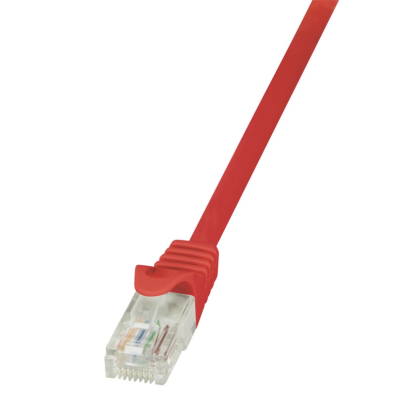 Patch Cord Utp Logilink Cat6  Cupru Aluminiu  7 5 M  Rosu  Awg24   Cp2084u   Include Tv 0 8lei 