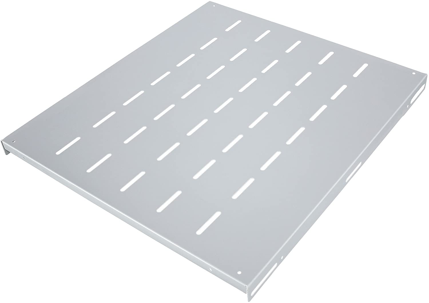 Raft Fix Intellinet 1u Pentru Rack 19 Adancime 525mm Sarcina Maxima 50kg Vopsea Antistatic Otel 1mm Gray 712248