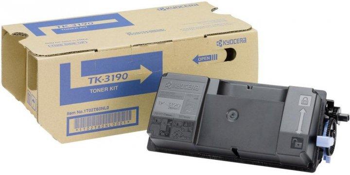 Toner Original Kyocera Black Tk3190 Pentru Ecosys P3055p3060p3155p3260m3655m3660m3860 25k Incltv 08 Ron Tk3190