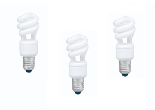 Set 3 Becuri Fluorescent Panasonic Soclu E27 Putere 8w Forma Spirala Lumina Alb Rece Alimentare 220  240 V Efd8e65hd3e3 Include Tv 18lei
