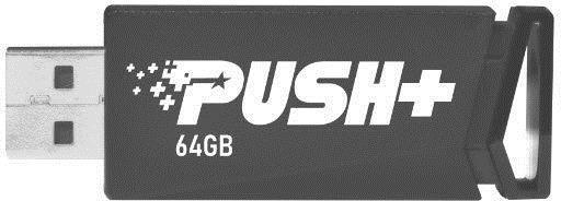 Memorie Usb 32 Patriot Push  64 Gb Profil Mic Negru Psf64gpshb32u Include Tv 003 Lei