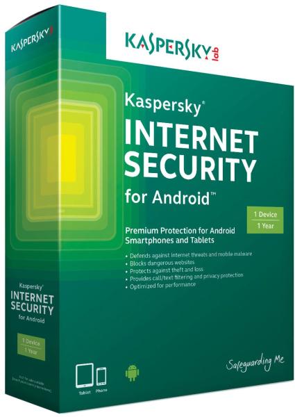 Kaspersky Internet Security For Android Eastern Europe  Edition 1mobile Device 1 Year Renewal License Pack Kl1091ocafr
