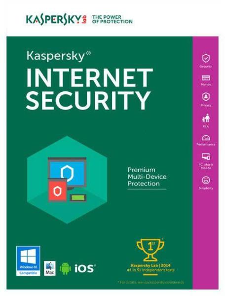 Kaspersky Internet Security European Edition 4device 1 Year Renewal License Pack Kl1939xcdfr