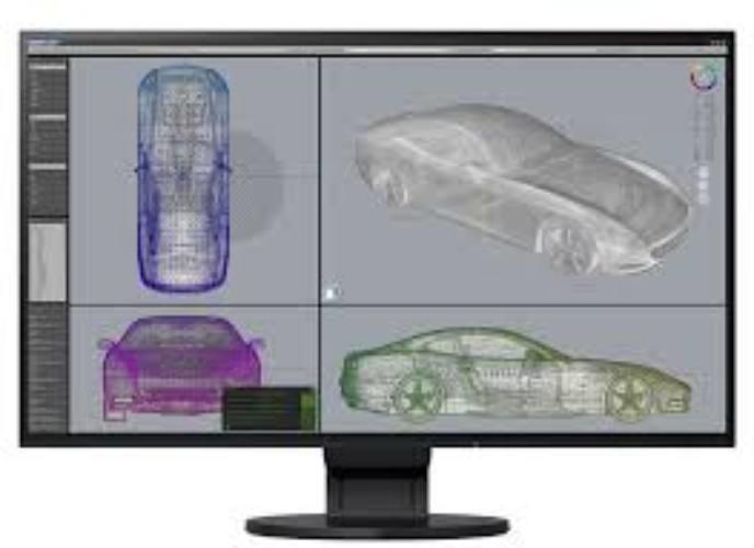 Monitor Eizo 27 Inch Home  Office Ips 4k Uhd 3840 X 2160 Wide 350 Cdmp 5 Ms Hdmi  Displayport Ev2785bk Include Tv 600lei