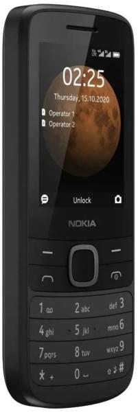 Telefon Cu Butoane Nokia 225  Ecran 24 Inch Dual Sim  Rez Camera 03 Mpix  Memorie Interna 128 Mb 4g Oem Acumulator 1150 Mah Negru 16qenb01a12 Include Tv 05lei