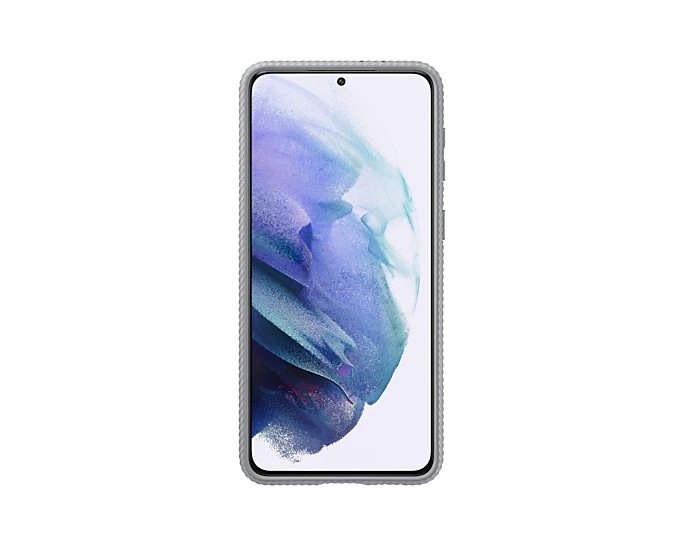 Husa Smartphone Samsung Pt Galaxy S21 Tip Back Cover Protectie Spate Plastic Protective Standing Cover Gri Efrg996cjegww