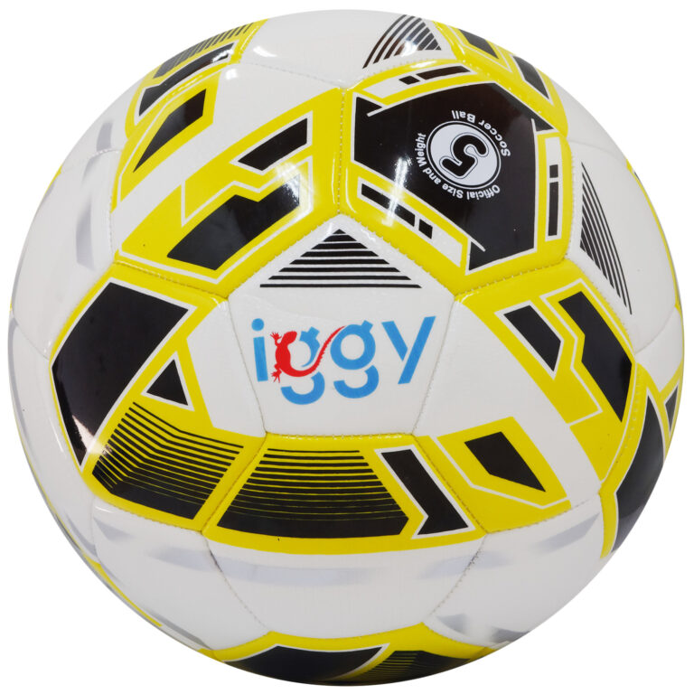 MINGE FOTBAL IGGY material premium PU + cusatura, dimensiune 5, greutate 410 grame “IGFB-PRO”