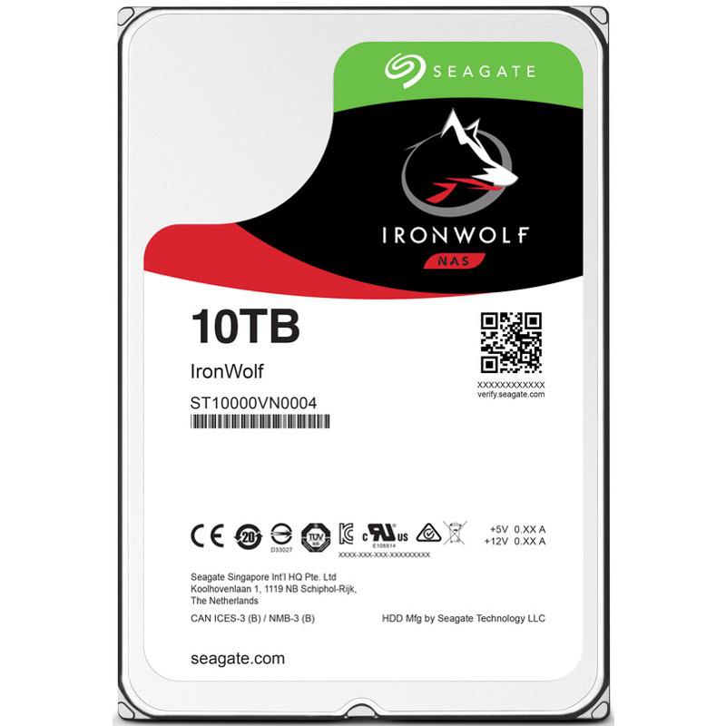 Hdd  Seagate 10tb Ironwolf 7200 Rpm Buffer 256 Mb Pt Nas St10000vn000