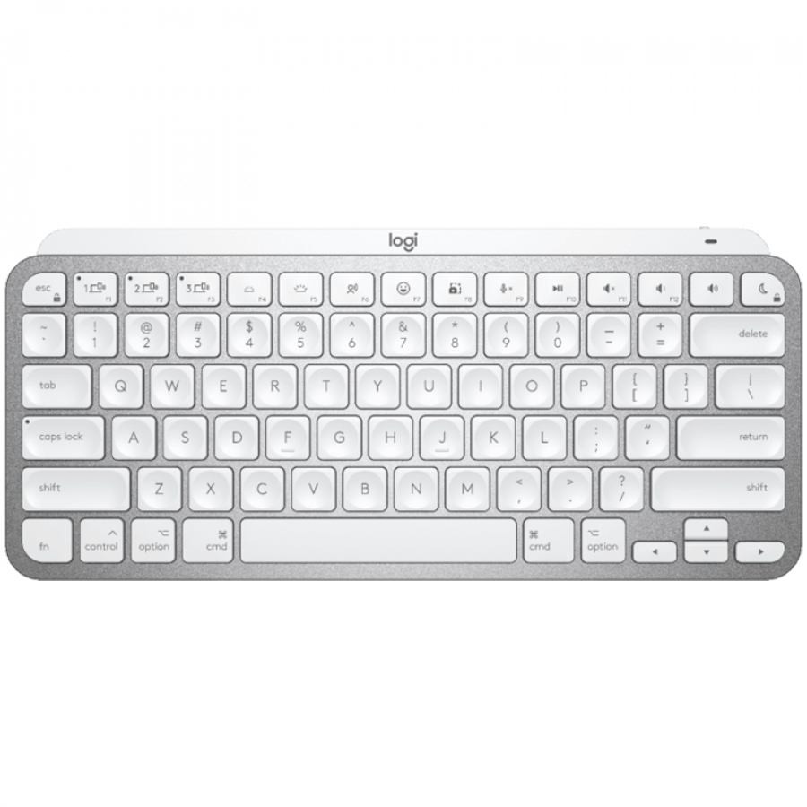 Logitech Mx Keys Mini For Mac Minimalist Wireless Illuminated Keyboard  Pale Grey  Us Intl  Bt  Emea 920010526 Include Tv 08lei