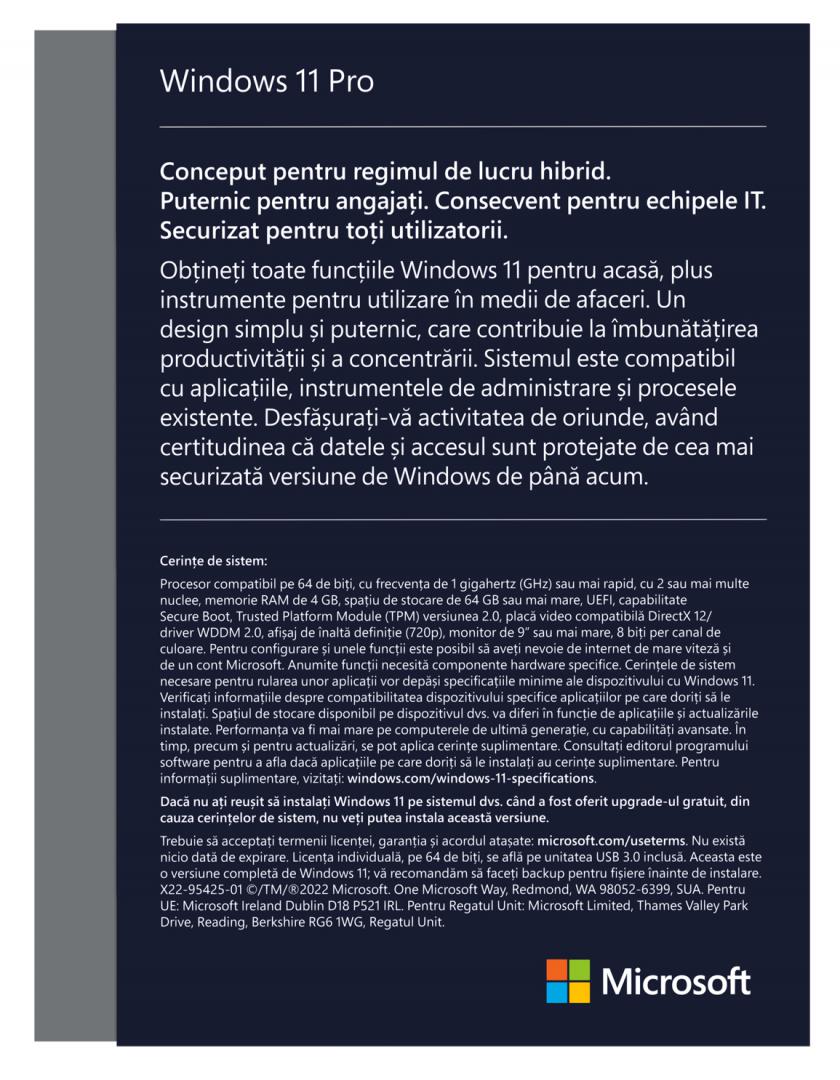 Win 11 Pro Fpp P2 32bit64bit Ro Usb Hav00197