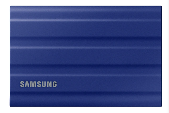 SSD-uri externe si accesorii - SSD. extern SAMSUNG T7 Shield, 1TB, USB 3.2 gen 1, R/W: 1050/1000 MB/s, albastru, Cod Produs: MU-PE1T0R/EU