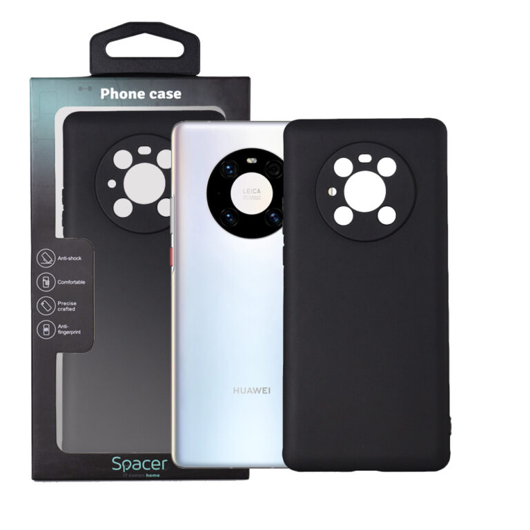 HUSA SMARTPHONE Spacer pentru Huawei Mate 40 Pro, grosime 1.5mm, material flexibil TPU, negru „SPPC-HU-MT-40P-TPU”