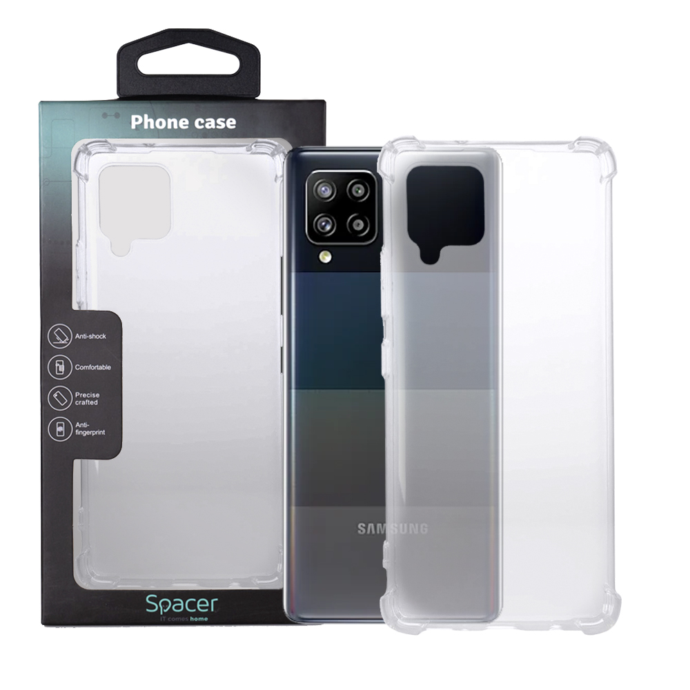 Husa Samsung Galaxy A42 Spacer, transparenta, grosime 1.5mm, protectie suplimentara antisoc la colturi, material flexibil TPU „SPPC-SM-GX-A42-CLR”