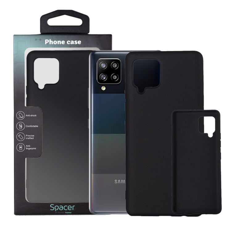 HUSA SMARTPHONE Spacer pentru Samsung Galaxy A42, grosime 1.5mm, material flexibil TPU, negru „SPPC-SM-GX-A42-TPU”