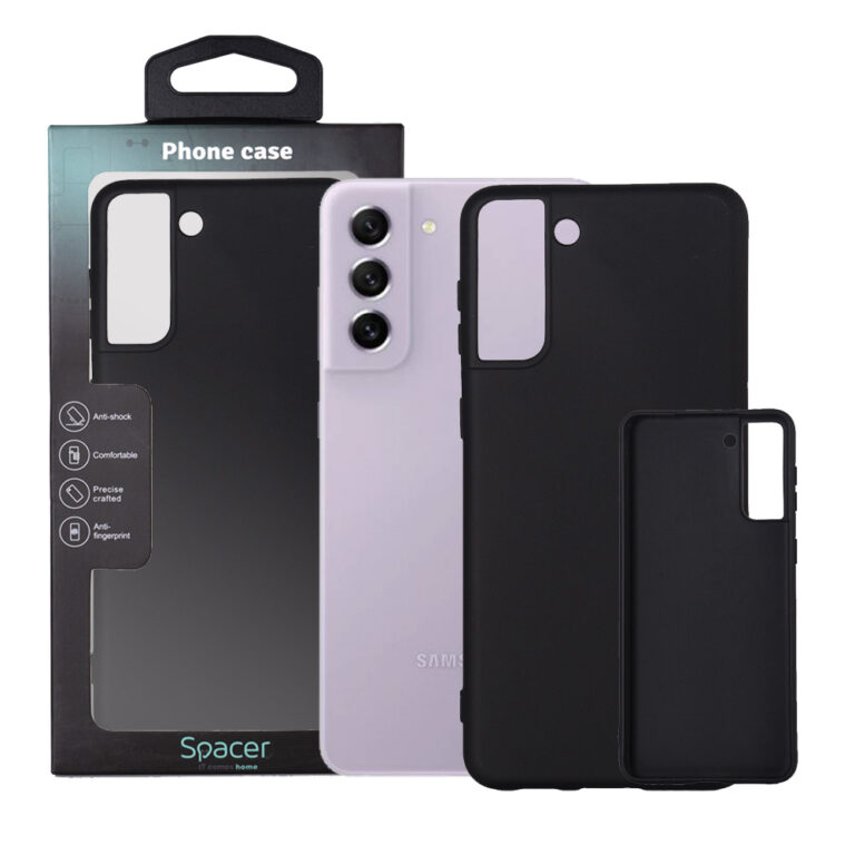 HUSA SMARTPHONE Spacer pentru Samsung Galaxy S21 Plus, grosime 1.5mm, material flexibil TPU, negru „SPPC-SM-GX-S21P-TPU”