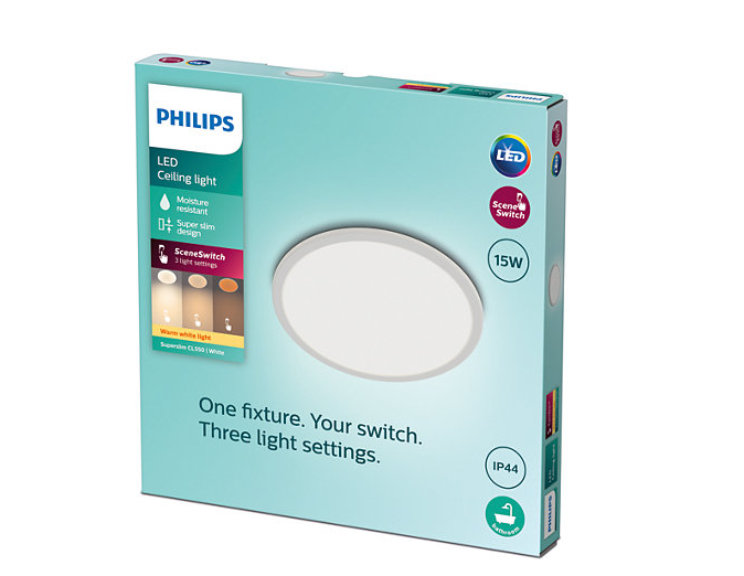 Plafoniera Led Philips Superslim Cl550 000008719514327184 Include Tv 175lei
