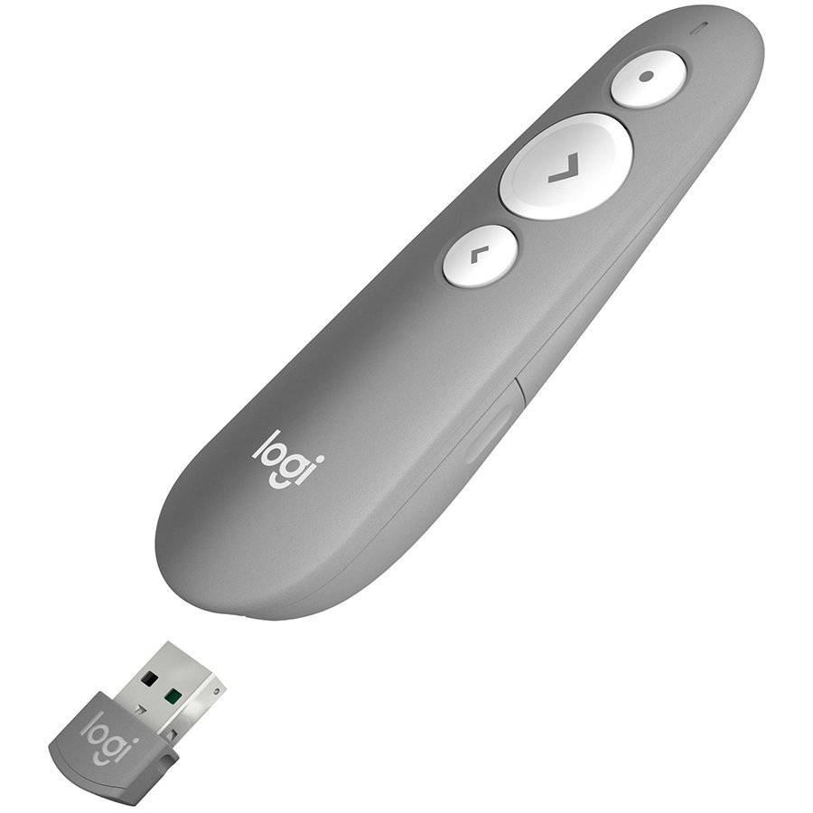 Logitech R500s Bluetooth Presentation Remote  Mid Grey 910006520 Include Tv 018lei