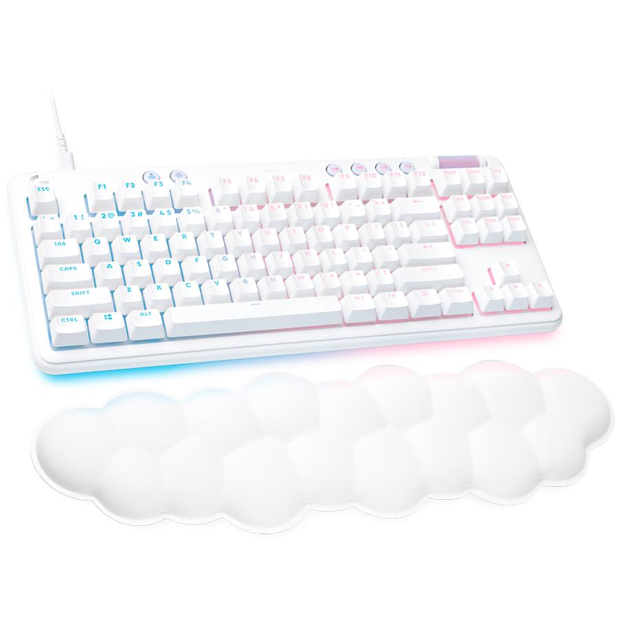 Logitech G713 Wireless Mechanical Gaming Keyboard  Off White  Us Intl  Linear 920010678 Include Tv 08lei