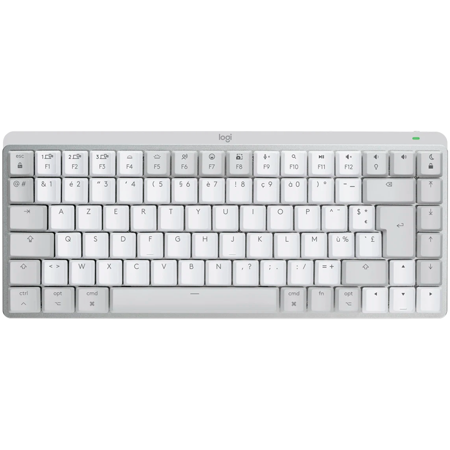 Logitech Mx Mechanical Mini For Mac Minimalist Wireless Illuminated Keyboard   Pale Grey  Us Intl  24ghzbt  Emea  Tactile 920010799 Include Tv 08lei