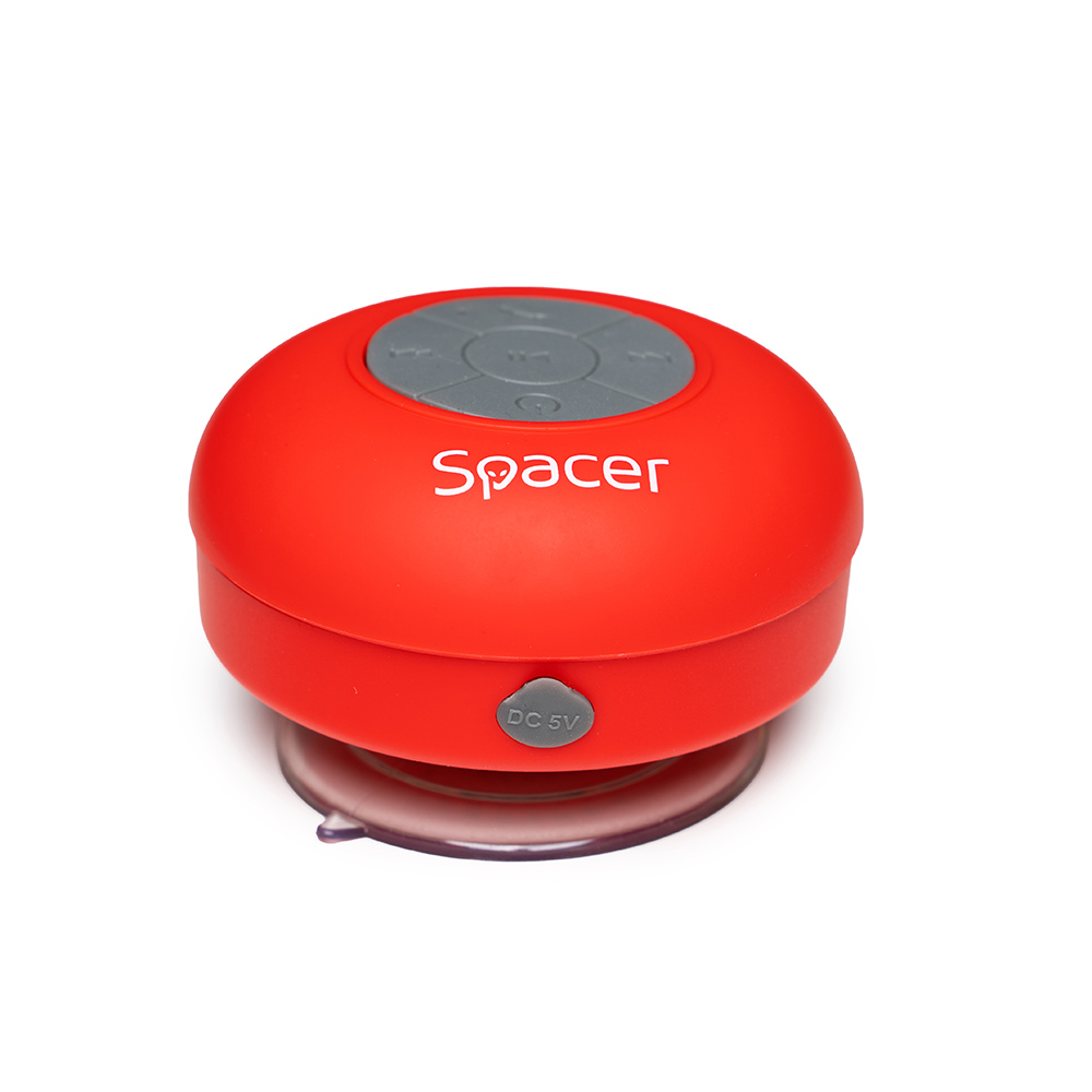 BOXA SPACER portabila bluetooth, DUCKY-RED, RMS: 3W, control volum, acumulator 300mAh, microfon incorporat, timp de funct. pana la 4 ore, distanta max. 10m, incarcare USB, ROSU, „SPB-DUCKY-RED” 43501770 (timbru verde 0.18 lei)