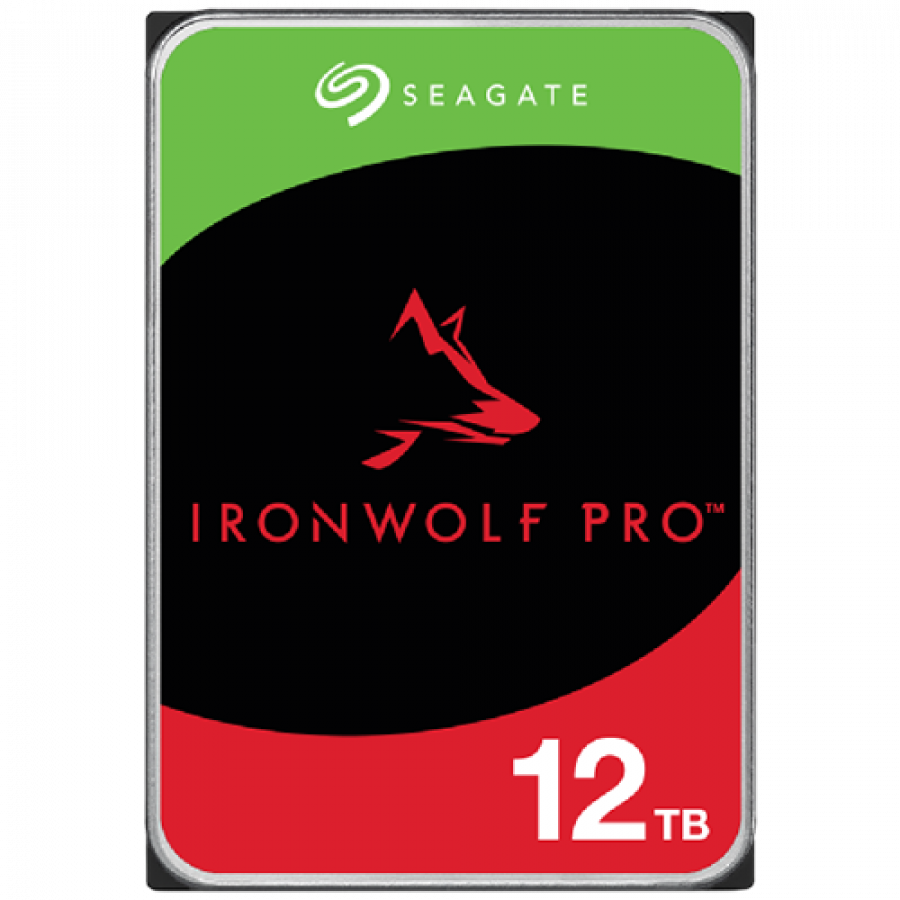 Hdd  Nas Seagate Ironwolf Pro 12tb Cmr 35 256mb Sata 6gbps 7200rpm Rv Sensors Rescue Data Recovery Services 3 Ani Tbw 550tb St12000nt001 