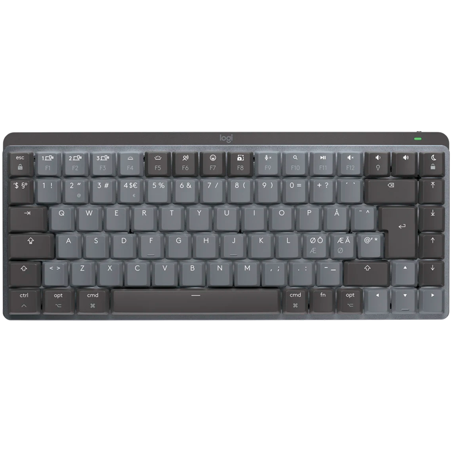 Logitech Mx Mechanical Mini For Mac Minimalist Wireless Illuminated Keyboard    Space Grey   Us Intl   2 4ghz Bt   N A   Emea   Tactile  920 010837   Include Tv 0 8lei 