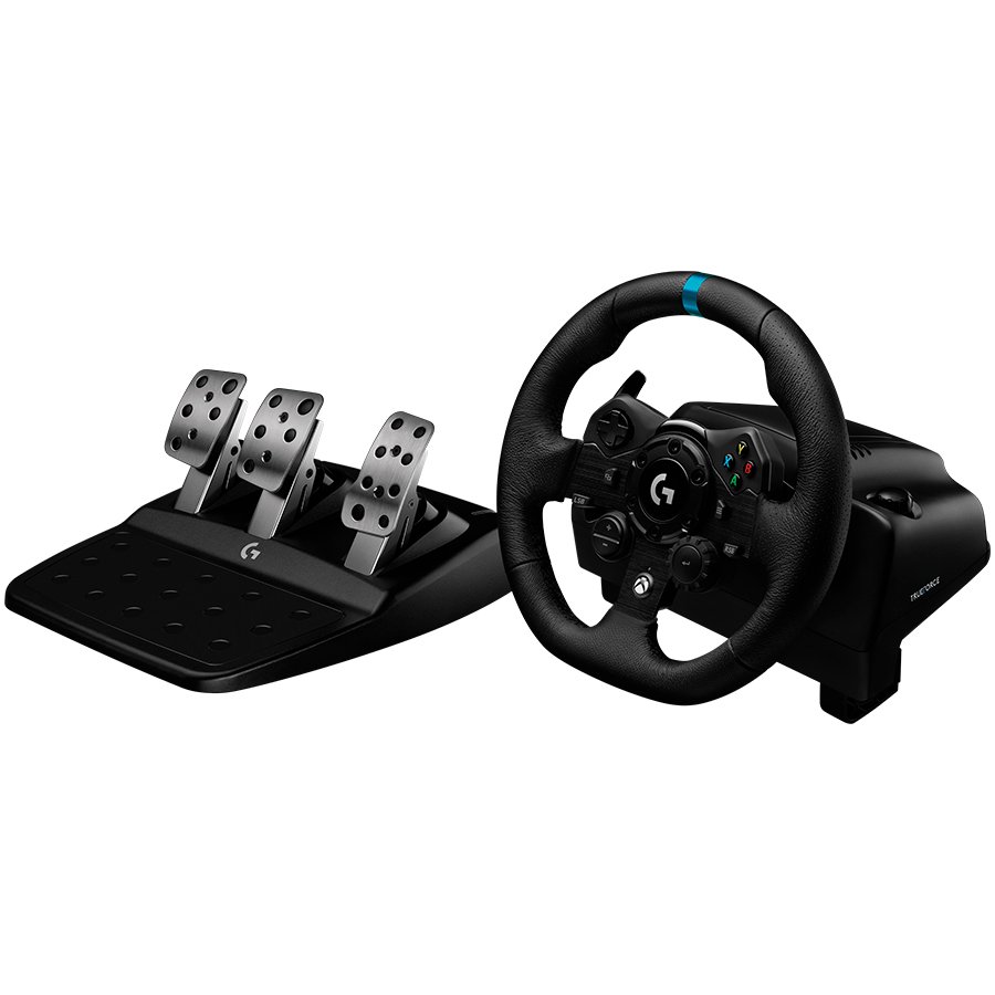 Logitech G923 Racing Wheel And Pedals  Pcxb  Black  Usb 941000158 Include Tv 08lei