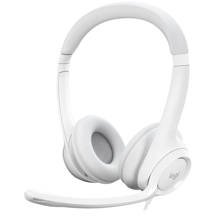 Logitech H390 Corded Headset  Offwhite  Usb 981001286 Include Tv 08lei