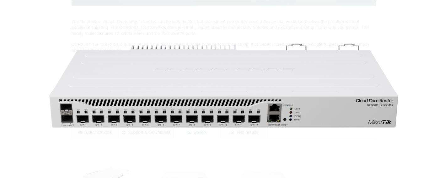 Mc Ethernet Router Ccr20041g12s2xs Ccr20041g12s2xs Include Tv 08 Lei