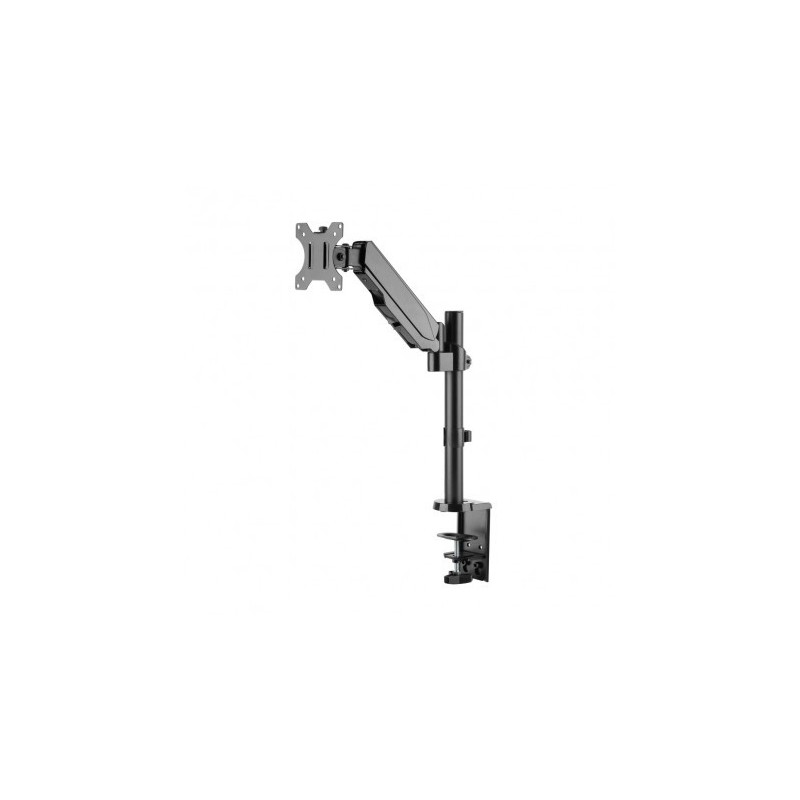Suport De Birou Pentru Monitor  Brat Cu Gaz  17   32 Inch  Negru  Techly  Ica Lcd 515b  Ica Lcd515b 
