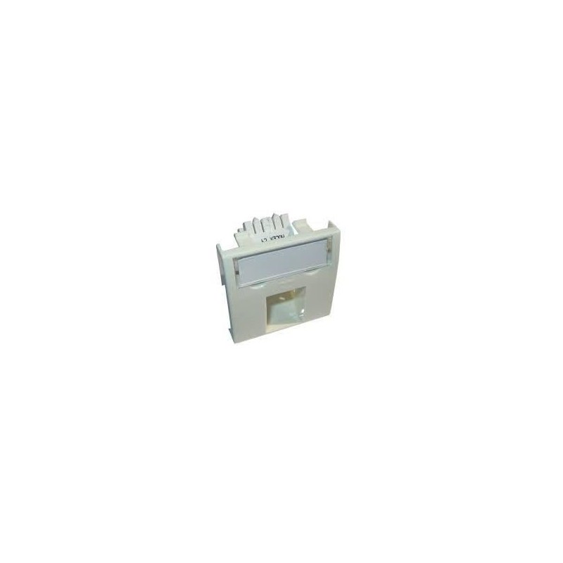 Conector Inclinat 1xrj45 Utp Cat5e 45x45 Powercat Alb Compatibil Legrand Mosaic  Molex Mlg0003602