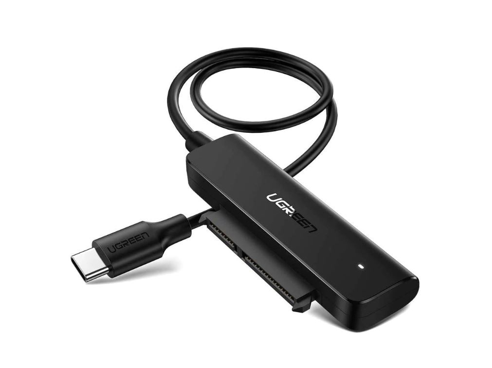 Cablu Usb Adaptor Ugreen Cm321 Usb Typec T La Sata M 50cm Adaptor Usb Typec La Hdd Sata 25 Negru 70610 Include Tv 018lei  6957303876105