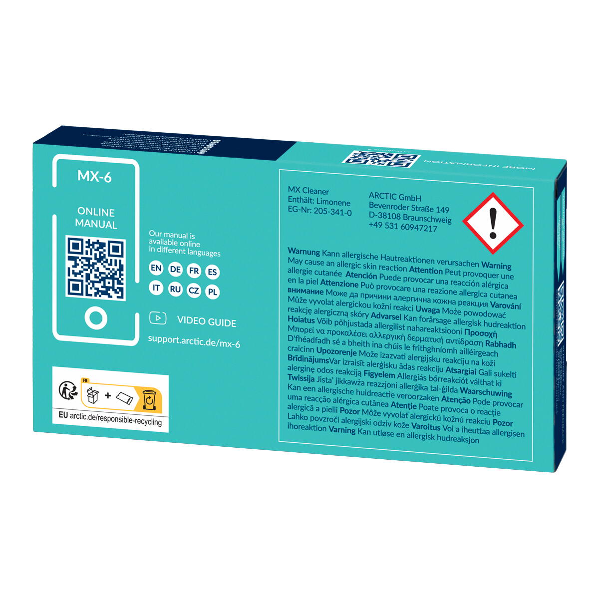 Pasta Siliconica Arctic Mx6 4g Cu Mx Cleaner 6bucactcp00084a