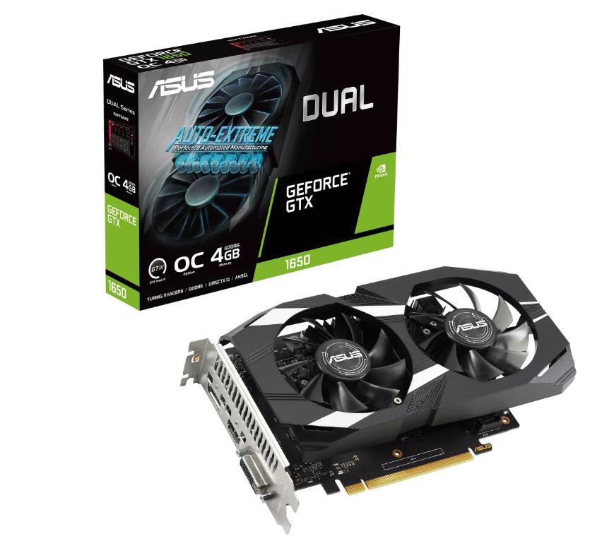 Vga Pcie16 Gtx1650 4gb Gddr6dualgtx1650o4gd6pv2 Asus Dualgtx1650o4gd6pv2